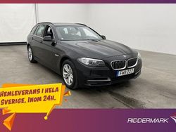 Svart Begagnad 2015 BMW 520 Kombi | 159 800 kr (Marknadspris)