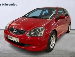 Röd Begagnad 2004 Honda Civic Halvkombi | 30 000 kr (Marknadspris)