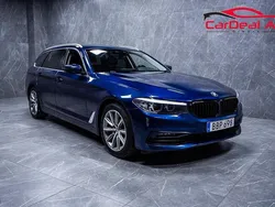 Blå Begagnad 2018 BMW 520 Sport Line Kombi | 199 800 kr (Marknadspris)