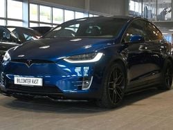 Blå Begagnad 2020 Tesla Model X Performance SUV | 519 000 kr (Marknadspris)