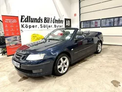 Mörkblå Begagnad 2006 Saab 9-3 Cabriolet Vector Cab | 99 800 kr (Marknadspris)