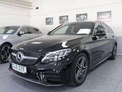 Svart Begagnad 2019 Mercedes C200 AMG line Kombi | 269 900 kr (Marknadspris)
