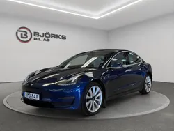 Blå Begagnad 2019 Tesla Model 3 Long Range AWD Sedan | 218 500 kr (Marknadspris)