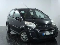 Svart Begagnad 2012 Citroën C1 Halvkombi | 39 900 kr (Bra pris)
