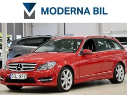 Ljusröd Begagnad 2013 Mercedes C220 AMG Kombi | 139 700 kr (Marknadspris)