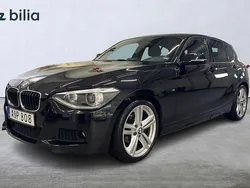 Svart Begagnad 2014 BMW 116 M Sport Halvkombi | 129 900 kr (Marknadspris)