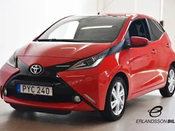 Röd Begagnad 2017 Toyota Aygo X-play Halvkombi | 74 900 kr (Marknadspris)