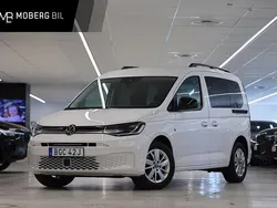 Vit Begagnad 2021 VW Caddy Life Minibuss | 339 900 kr (Dyr)