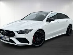 Vit (white) Begagnad 2022 Mercedes CLA35 AMG Shooting Brake Kombi | 469 000 kr
