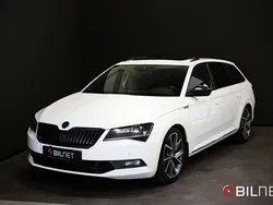 Vit Begagnad 2017 Skoda Superb SportLine Kombi | 229 900 kr (Lite dyr)