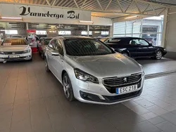 Ljusgrå (grå) Begagnad 2015 Peugeot 508 Kombi | 109 900 kr (Marknadspris)