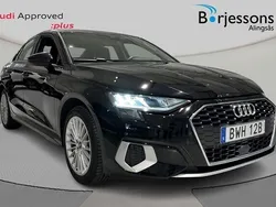 Brilliantsvart Begagnad 2022 Audi A3 Advanced Plus Sedan | 244 900 kr (Marknadspris)