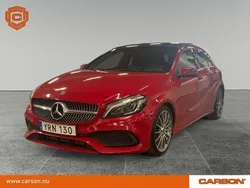 Röd Begagnad 2017 Mercedes A200 Style Halvkombi | 204 900 kr (Marknadspris)