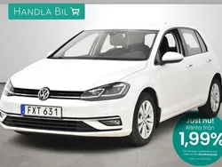 Vit Begagnad 2019 VW Golf VII Halvkombi | 169 900 kr (Marknadspris)
