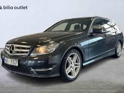Svart Begagnad 2013 Mercedes C220 Kombi | 129 900 kr