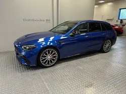 Blå Begagnad 2023 Mercedes C63 S E Performance AMG Kombi | 899 000 kr