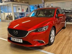 Röd Begagnad 2015 Mazda 6 Optimum Kombi | 179 900 kr (Marknadspris)