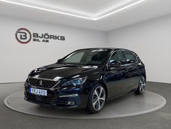 Svart Begagnad 2018 Peugeot 308 GT-line Halvkombi | 154 500 kr (Marknadspris)