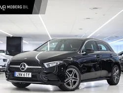 Svart Begagnad 2021 Mercedes A250 AMG Halvkombi | 279 900 kr (Bra pris)