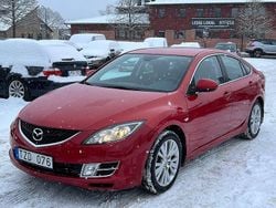 Röd Begagnad 2008 Mazda 6 Inclusive Halvkombi | 39 900 kr (Marknadspris)