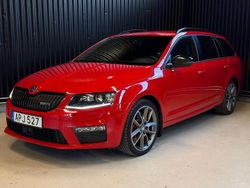 Röd Begagnad 2015 Skoda Octavia RS Kombi | 164 900 kr (Lite dyr)