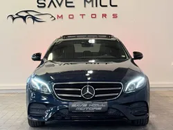 Mörkblå (blå) Begagnad 2017 Mercedes E220 AMG line Sedan | 269 000 kr (Lite dyr)