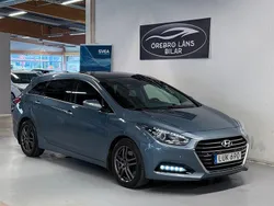 Ljusblå (blå) Begagnad 2016 Hyundai i40 Kombi | 119 900 kr (Marknadspris)