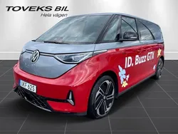 Flerfärgad (monosilver/körbärsröd) Begagnad 2025 VW ID. Buzz GTX Van | 799 000 kr
