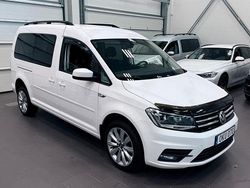 Vit Begagnad 2017 VW Caddy Maxi Life Life Minibuss | 219 900 kr (Bra pris)