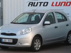 Silver (silvermetallic) Begagnad 2011 Nissan Micra S Halvkombi | 40 000 kr (Marknadspris)