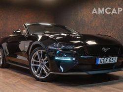 Svart Begagnad 2018 Ford Mustang GT Convertible Cab | 518 500 kr (Lite dyr)