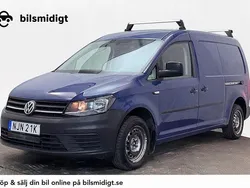 Blå Begagnad 2019 VW Caddy Maxi Minibuss | 179 900 kr