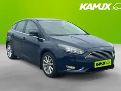 Blå Begagnad 2016 Ford Focus Titanium Halvkombi | 84 900 kr (Bra pris)