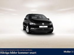 Svart Begagnad 2016 VW Polo Halvkombi | 94 900 kr (Marknadspris)