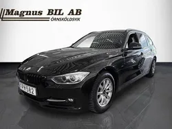Svart Begagnad 2015 BMW 318 Sport Line Kombi | 139 900 kr (Marknadspris)