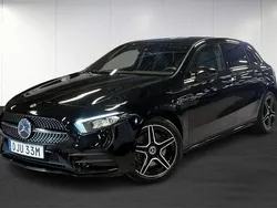 Svart (black) Begagnad 2021 Mercedes A250 AMG line Halvkombi | 289 900 kr (Marknadspris)