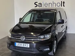 Svart Begagnad 2016 VW Caddy Maxi Minibuss | 99 900 kr (Bra pris)