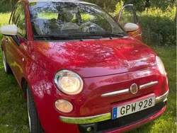 Röd Begagnad 2015 Fiat 500 Lounge Halvkombi | 65 000 kr (Marknadspris)