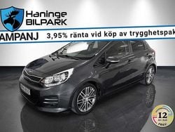 Grå Begagnad 2015 Kia Rio Halvkombi | 89 995 kr (Marknadspris)