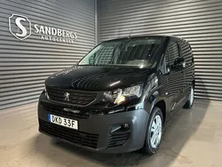 Svart Begagnad 2022 Peugeot Partner Minibuss | 248 500 kr (Dyr)