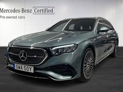 Verdegrönmetallic Begagnad 2024 Mercedes E300 Advanced Kombi | 599 000 kr