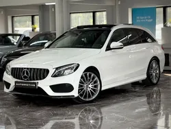 Vit Begagnad 2015 Mercedes C220 AMG Kombi | 179 900 kr (Dyr)