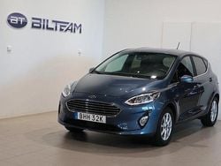Blå (blå metallic) Begagnad 2020 Ford Fiesta Titanium Halvkombi | 119 900 kr (Bra pris)