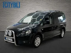 Svart Begagnad 2015 VW Caddy Maxi Minibuss | 89 900 kr (Dyr)