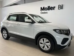 Vit (pure white) Begagnad 2024 VW T-Cross Life SUV | 219 900 kr (Marknadspris)