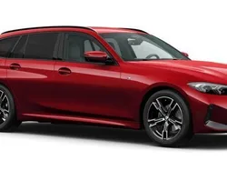 Röd (fire red metallic) Ny 2025 BMW 330e Comfort Edition Kombi | 682 400 kr (Bra pris)