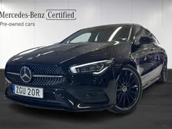 Svart Begagnad 2021 Mercedes CLA220 AMG Line Premium Plus Sedan | 369 900 kr