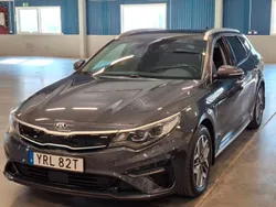 Grå Begagnad 2019 Kia Optima Hybrid Advance Sedan | 187 900 kr (Marknadspris)