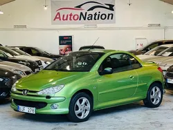 Ljusgrön (grön) Begagnad 2004 Peugeot 206 CC Cab | 39 900 kr (Lite dyr)