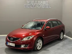 Mörkröd Begagnad 2008 Mazda 6 Kombi | 49 900 kr (Marknadspris)